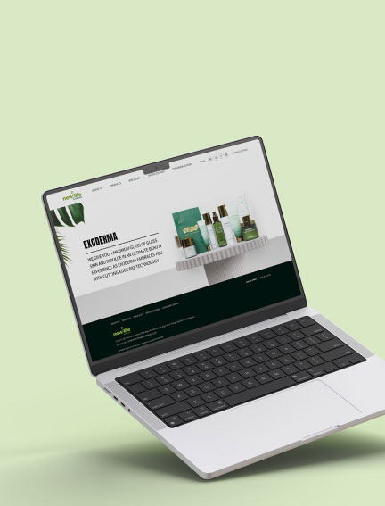 화장품 회사 반응형 홈페이지